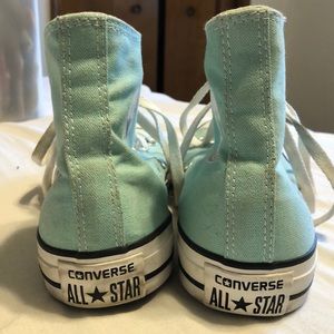 Converse mint green high- tops